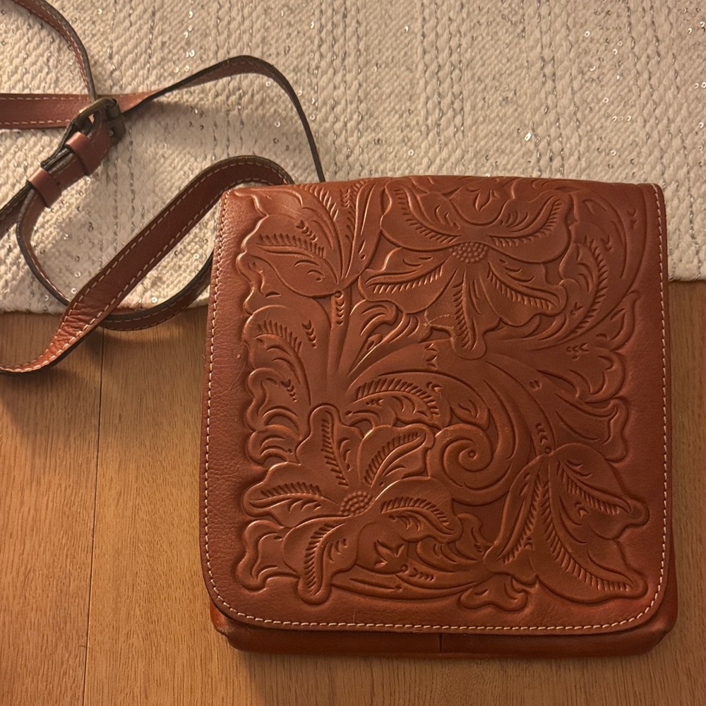 Patricia Nash Leather Crossbody Bag